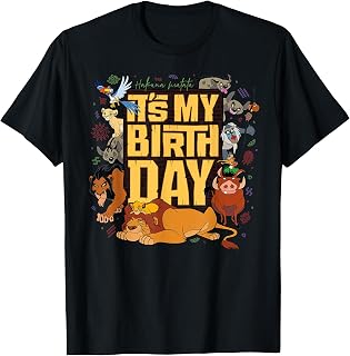 Lion King Hakuna Matata It'S Birthday Party Unisex T-shirt, Sweatshirt, Hoodie (1)