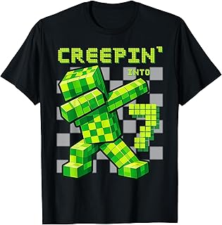 It'S 7th Birthday Boy Gamer Creepin Gamer Pixel Unisex T-shirt, Sweatshirt, Hoodie (1)