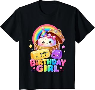 Squishy Dumpling Birthday Party Kawaii Birthday Girl Unisex T-shirt, Sweatshirt, Hoodie (1)