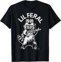 Lil Feral Tactical Raccoon Military Law Enforcement Unisex T-shirt, Sweatshirt, Hoodie (1)