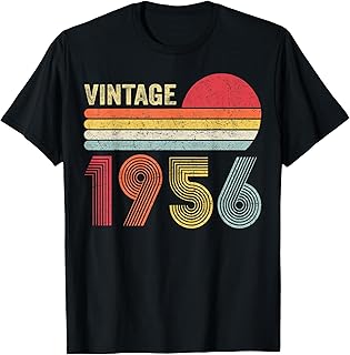 Vintage 1956 70th Birthday 70 Years Old Unisex T-shirt, Sweatshirt, Hoodie (1)