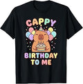 Capybara Birthday Cappy Birthday Unisex T-shirt, Sweatshirt, Hoodie (1)