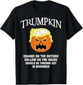 Halloween Anti Trumpkin Orange Outside Hollow Inside Unisex T-shirt, Sweatshirt, Hoodie (1)