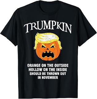 Halloween Anti Trumpkin Orange Outside Hollow Inside Unisex T-shirt, Sweatshirt, Hoodie (1)