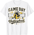 Volleyball Game Day Volleyball Mom Gold Black Unisex T-shirt, Sweatshirt, Hoodie (1)