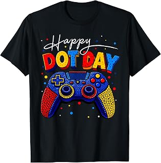Happy Dot Day Gamer Polka Dot 2026 Unisex T-shirt, Sweatshirt, Hoodie (1)