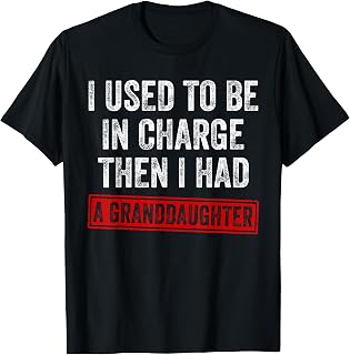 Used Charge Granddaughter Grandpa Unisex T-shirt, Sweatshirt, Hoodie (1)