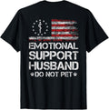 Emotional Support Husband Pet American Flag Back Unisex T-shirt, Sweatshirt, Hoodie (1)