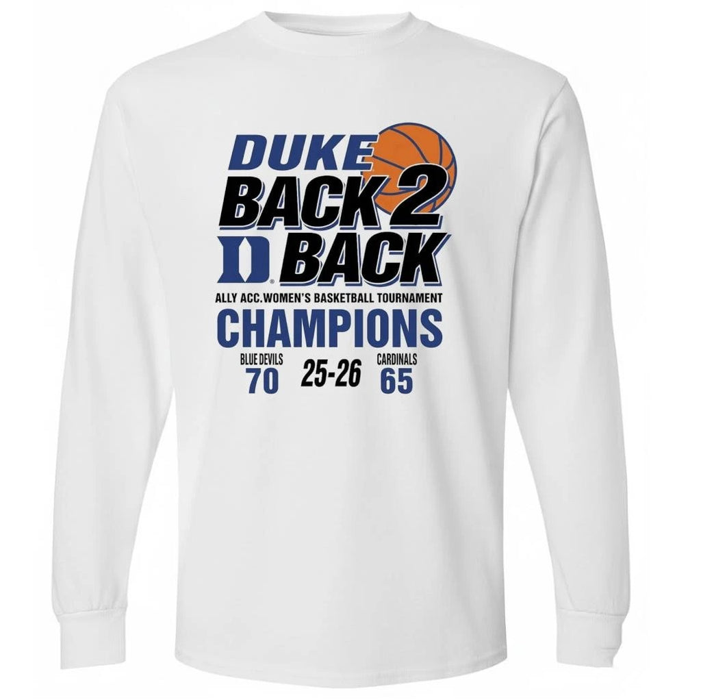 Duke Basketball ACC 2026 Championship Score Shirt