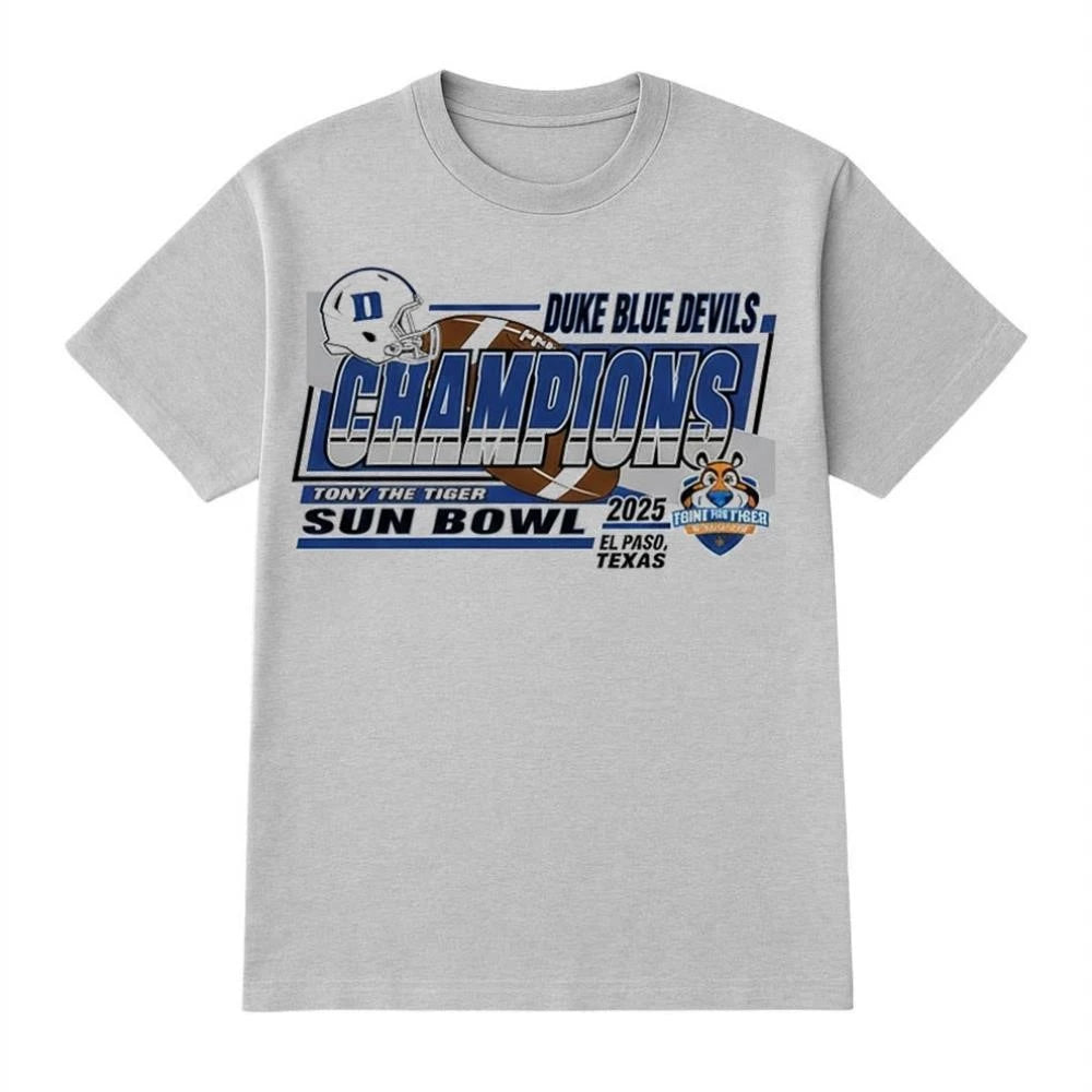 Duke University Football Sun Bowl Champions Shirt