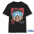 Dylan Larkin 71 Detroit Red Wings Goggles Signature shirt
