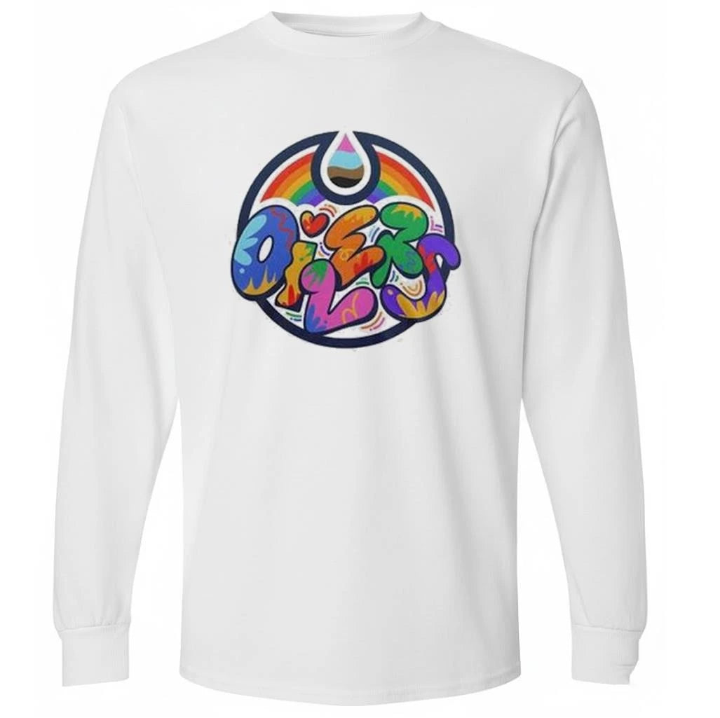 Edmonton Oilers Celebrating Pride Night 2026 NHL Game Shirt