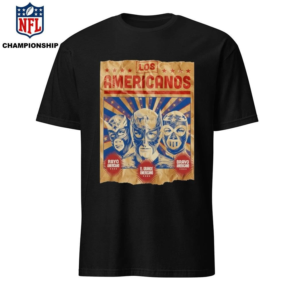 El Grande Americano Los Americanos Blue Mask Shirt