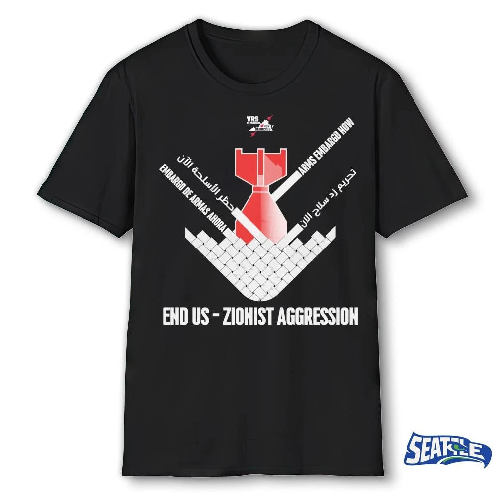 Embargo De Armas Ahora Arms Embargo Now End Us Zionist Aggression shirt