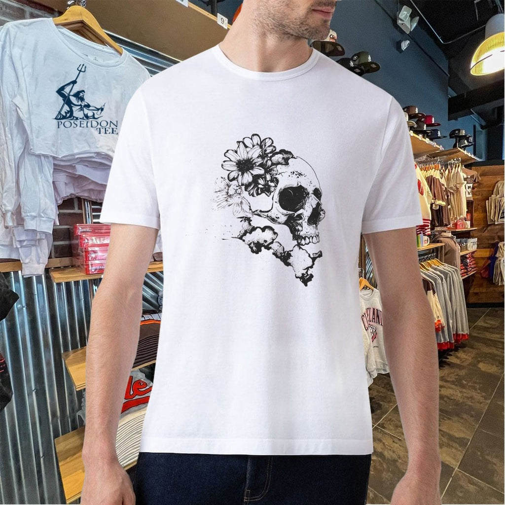 Emery Blooming Skull Watermelon T-shirt