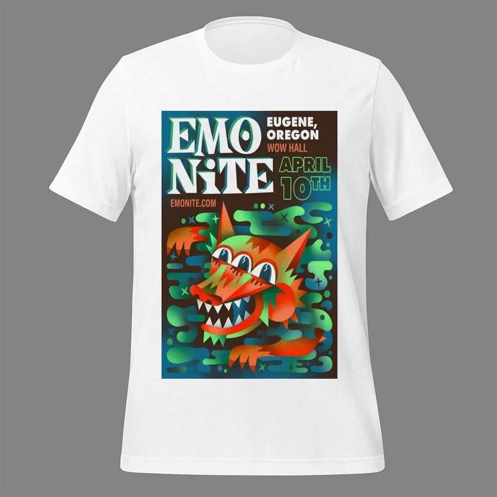 Emo Nite In Eugene OR On Apr 10 2026 Poster Shirt