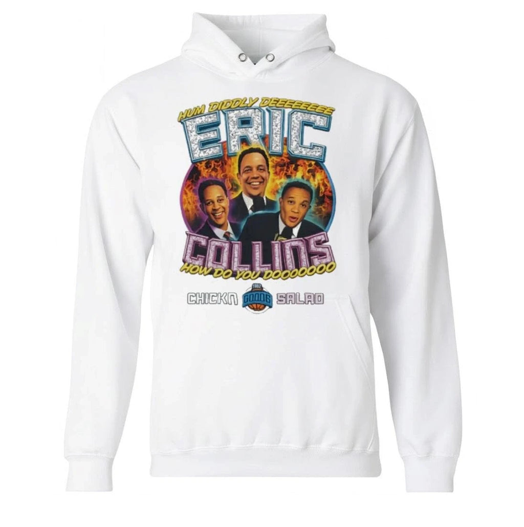 Eric Collins Chickn Salad Hum Diddly Dee How Do You Do Good 1982 Flames Shirt