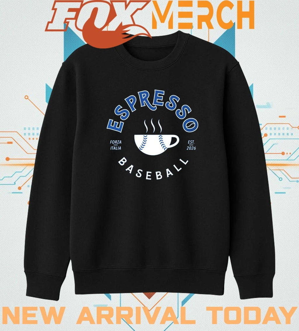 Espresso baseball forza Italia est 2026 t-shirt