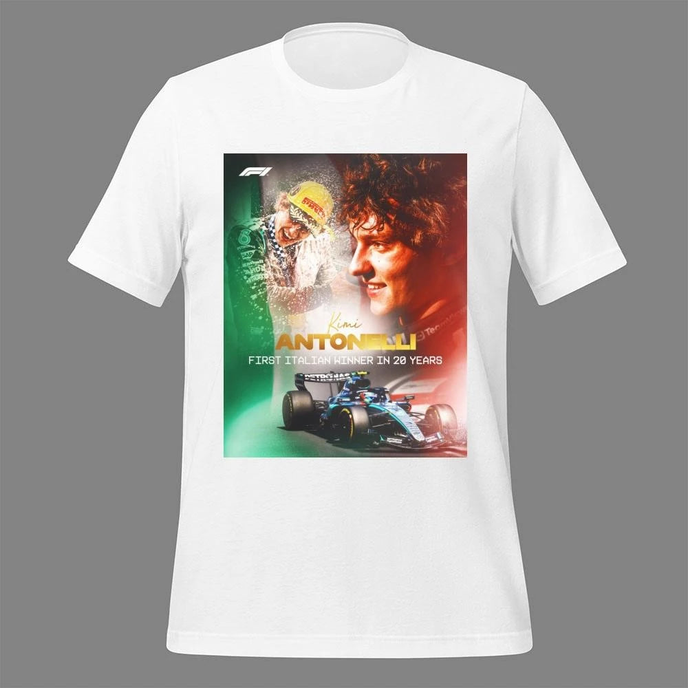 F1 Kimi Antonelli First Italian Winner In Chinese Grand Prix 2026 Shirt