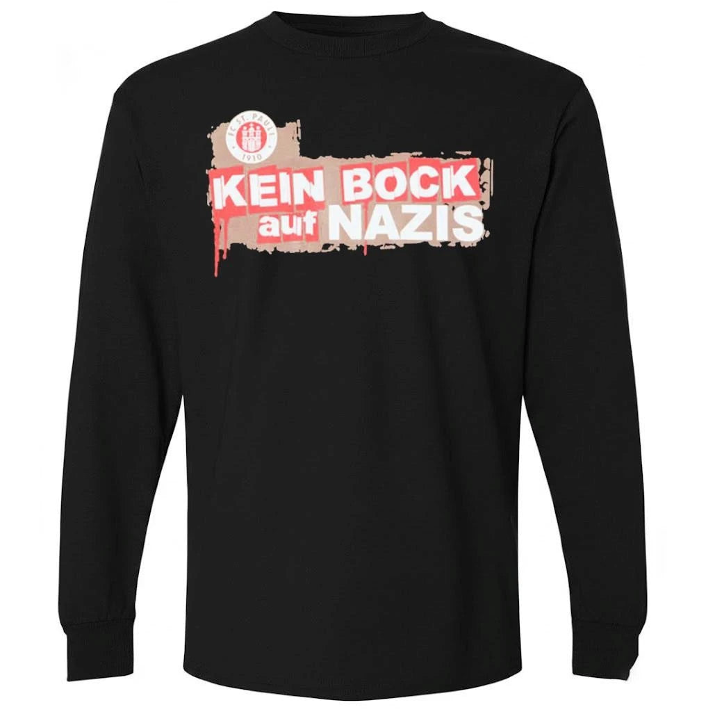 FC St Pauli Kein Bock Auf Nazis Shirt