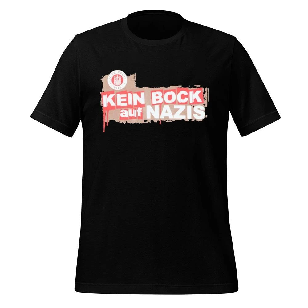 FC St Pauli Kein Bock Auf Nazis Shirt