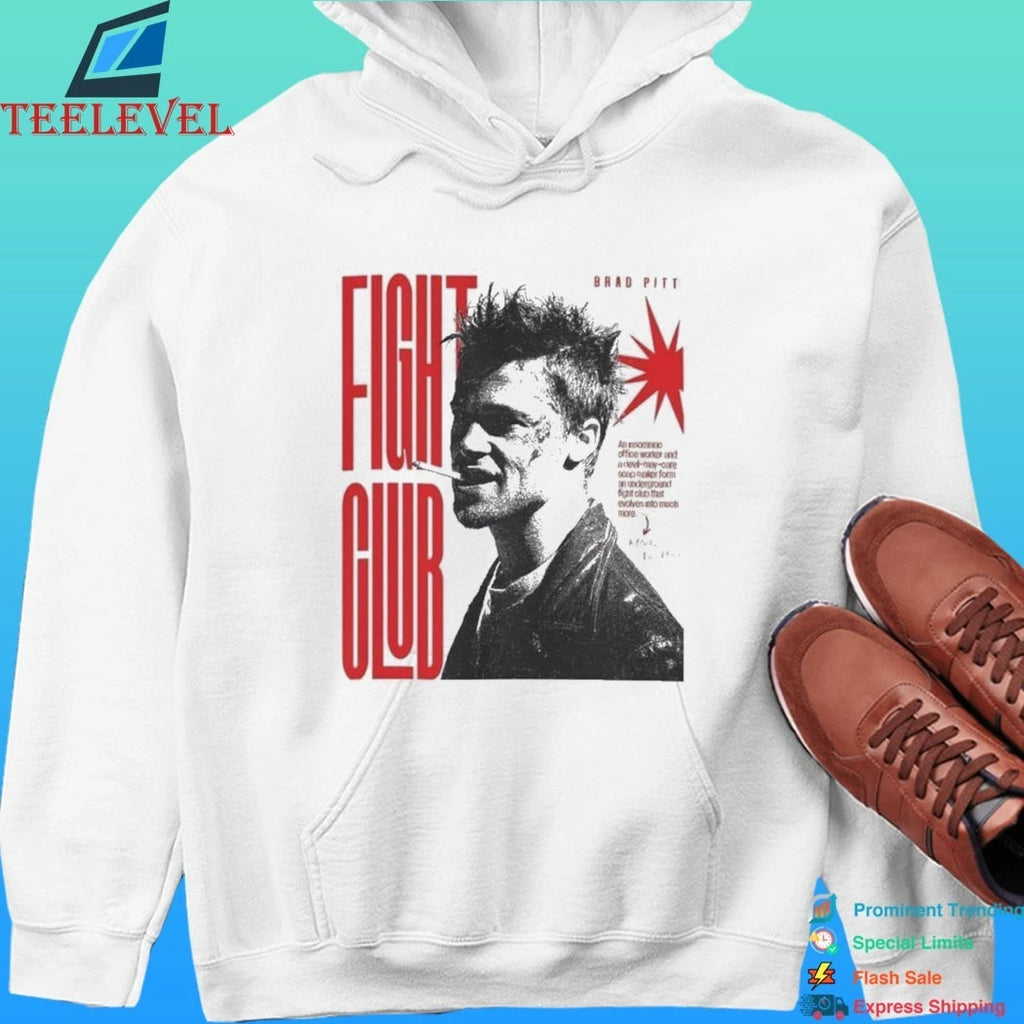 Fight Club Brad Pitt Smoking Shirt