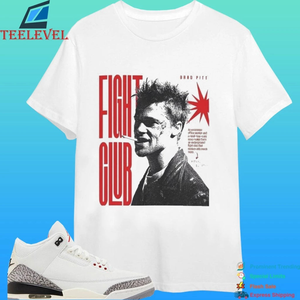 Fight Club Brad Pitt Smoking Shirt