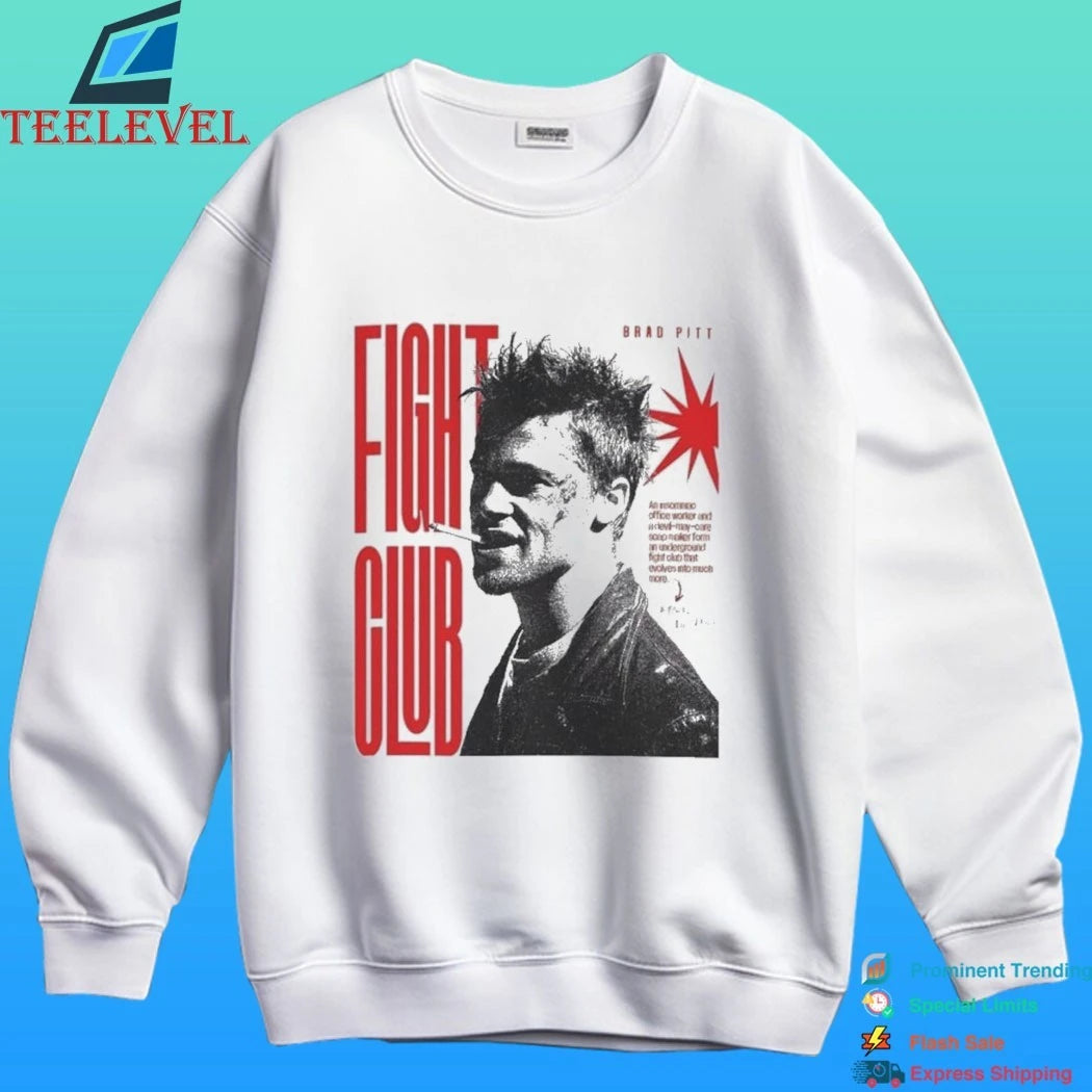 Fight Club Brad Pitt Smoking Shirt