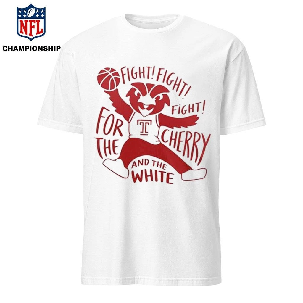 Fighting For The Cherry And The White Temple Men’s Basketball Shirt