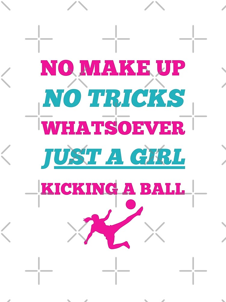 Soccer girl kicking a ball by playloud