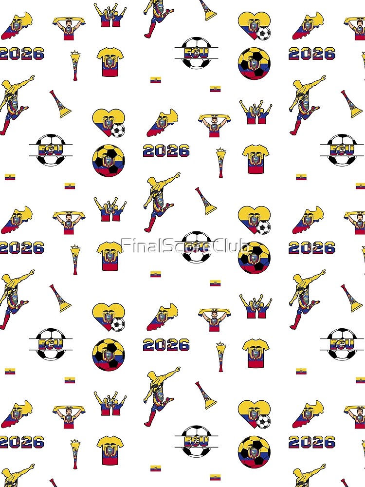 Ecuador 2026 Soccer Collection by FinalScoreClub