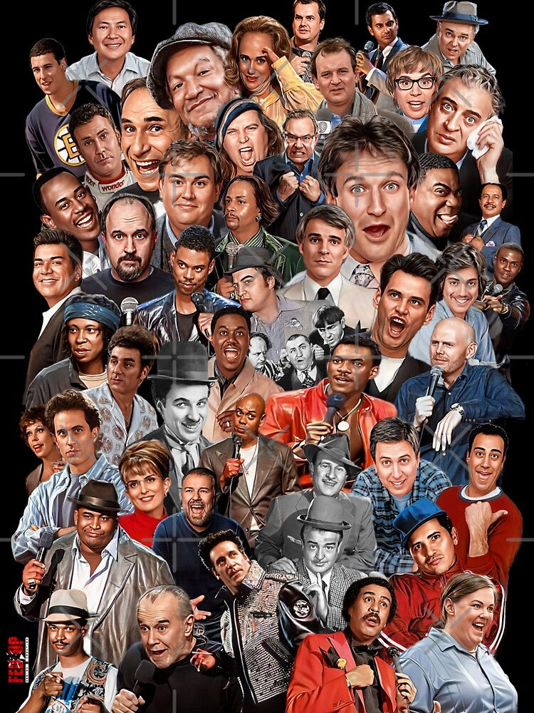 Collage of Comedy by Fed Up Design & Creation