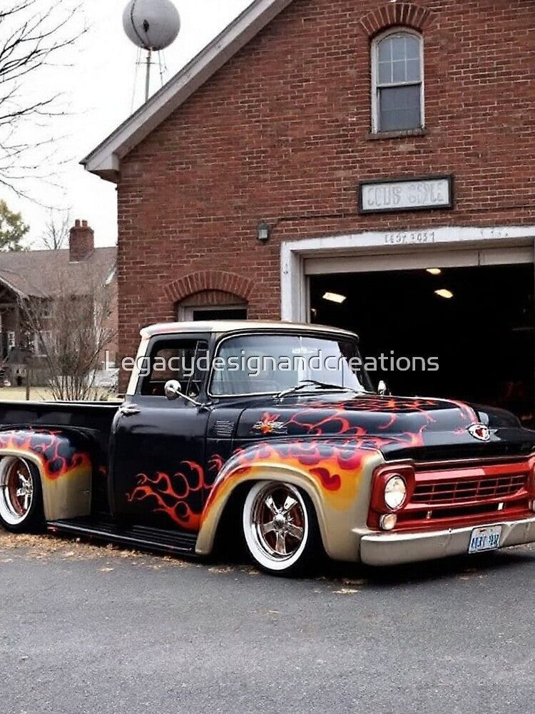 old ford in front of garage by Legacydesignandcreations