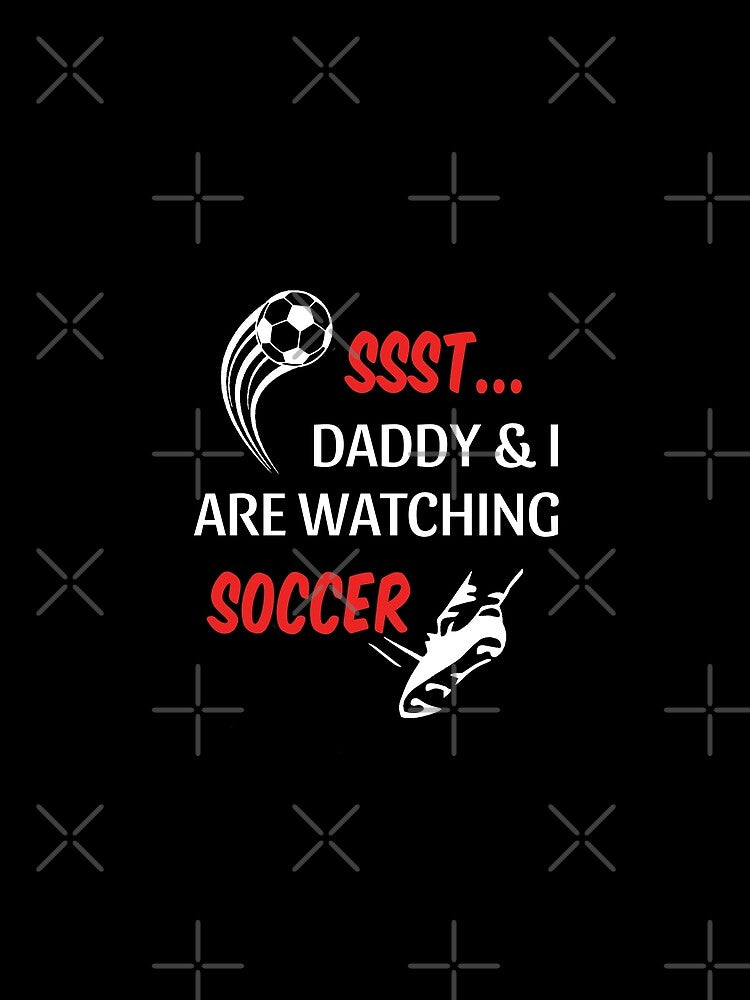 Daddy and I are watching soccer for kids by portrait4you