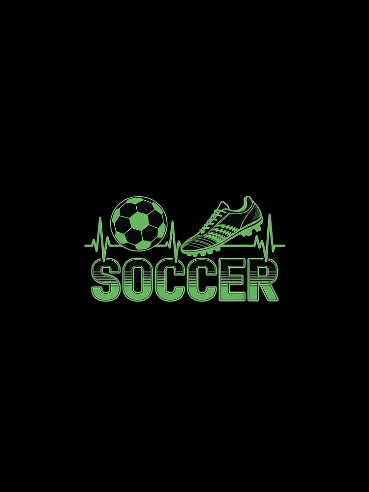 Soccer Heartbeat Pulse Ball & Cleat by LittleDame