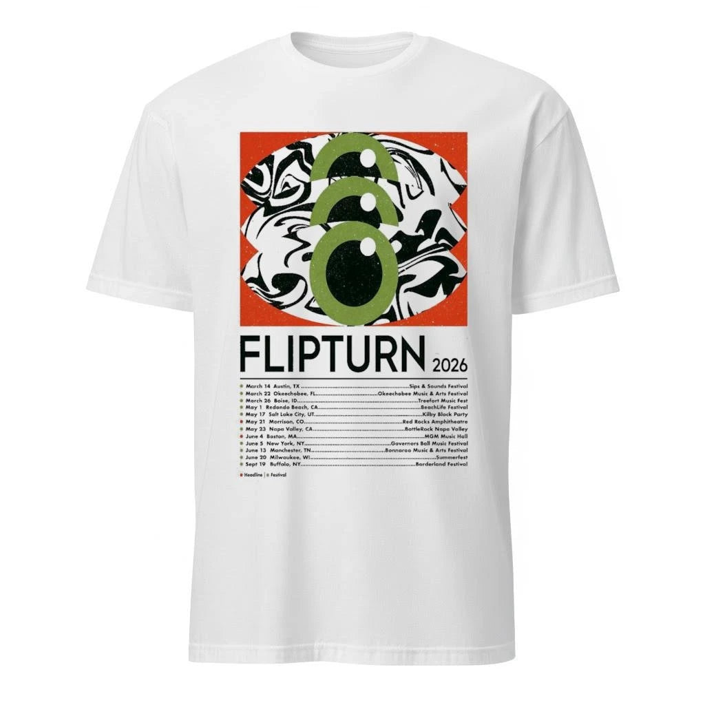 Flipturn Spring And Summer 2026 Shows Poster Shirt