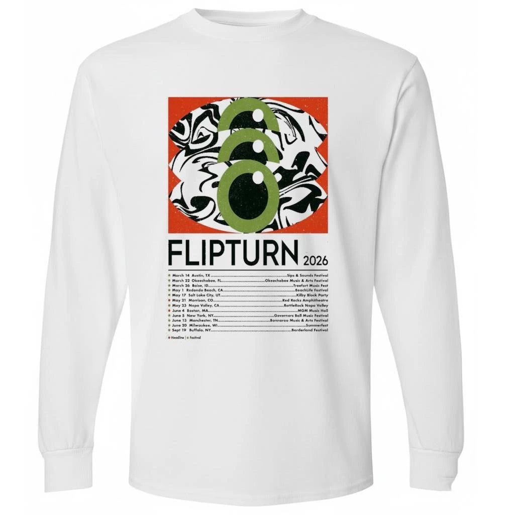 Flipturn Spring And Summer 2026 Shows Poster Shirt