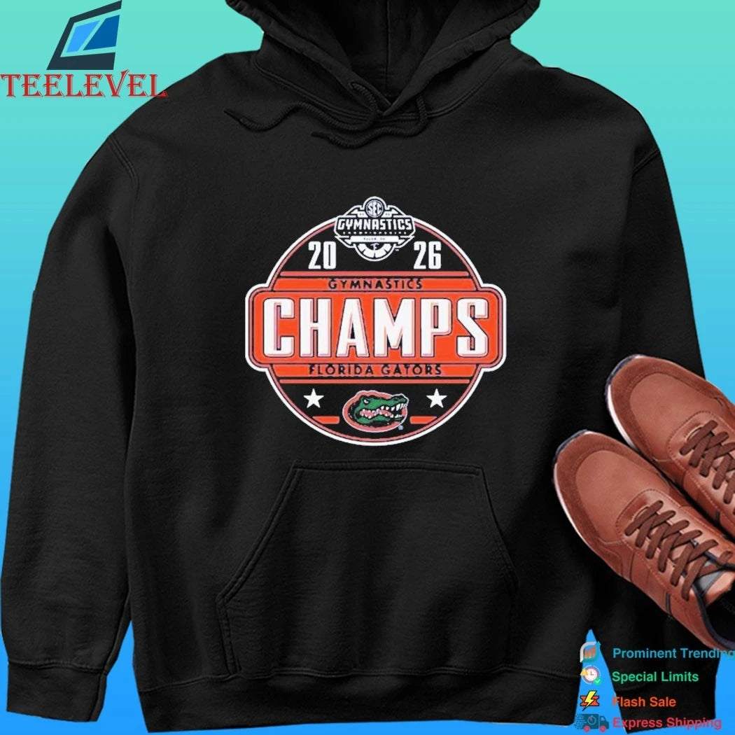 Florida Gators 2025 Sec Women’s Gymnastics Champions Locker Room Shirt