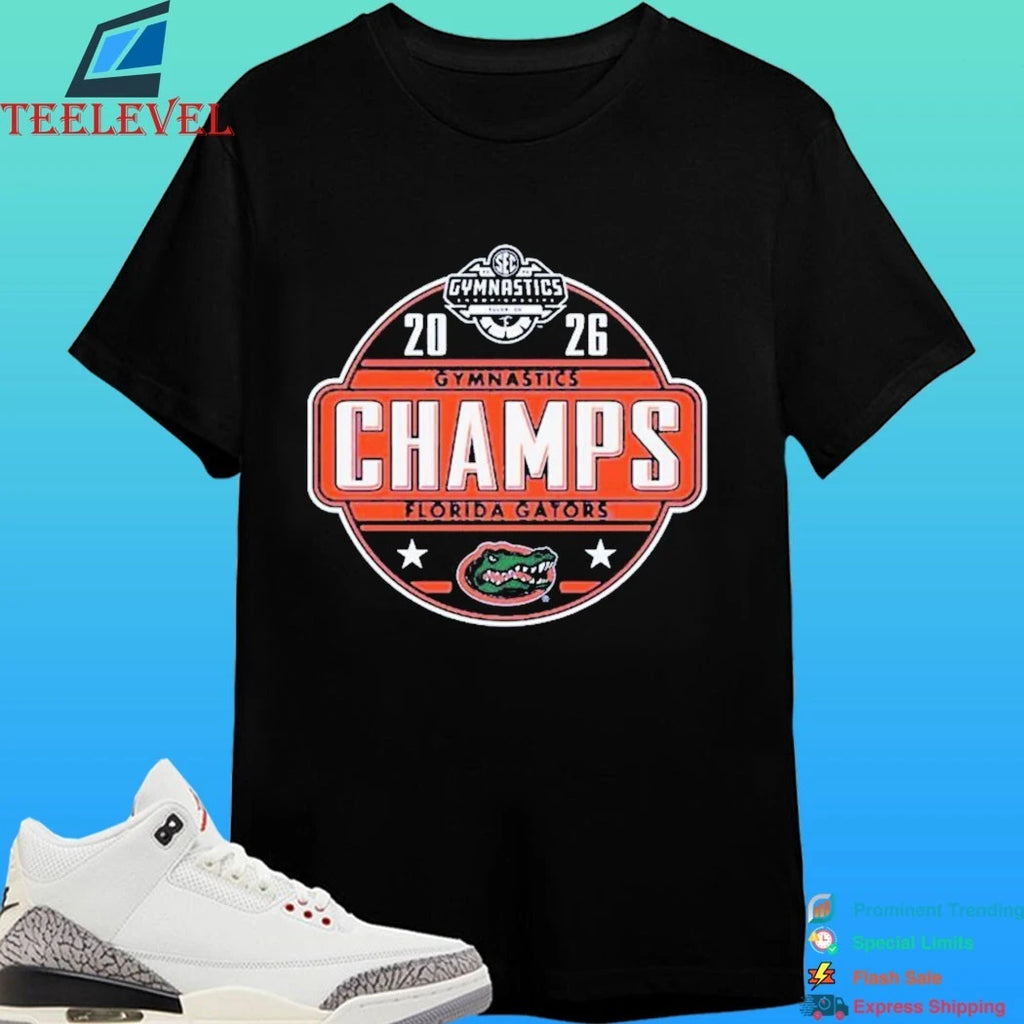 Florida Gators 2025 Sec Women’s Gymnastics Champions Locker Room Shirt