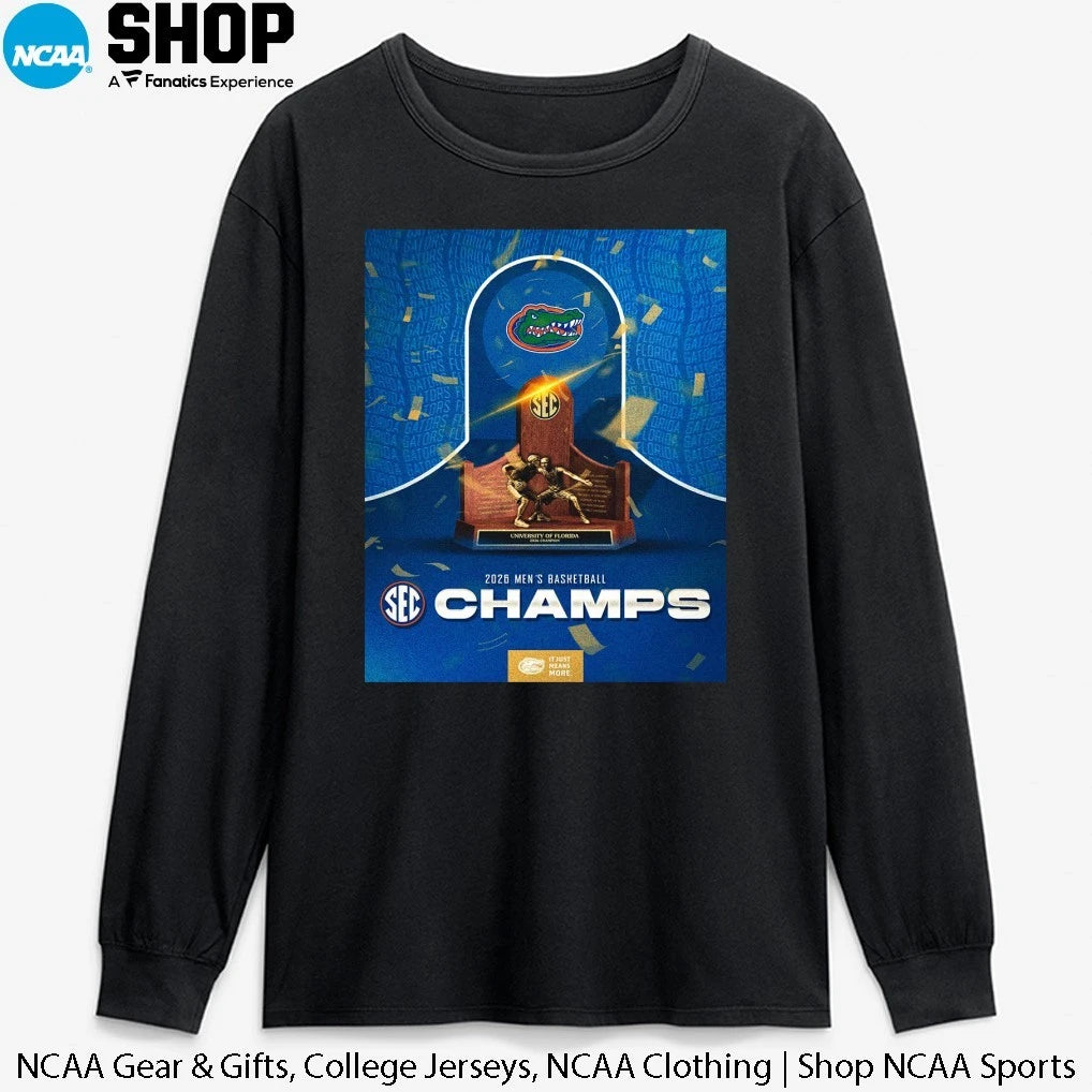 Florida Gators 2026 SEC Men’s Basketball Champs T-Shirt