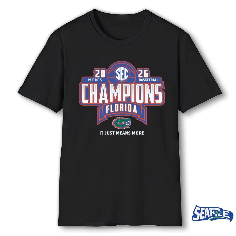 Florida Gators 2026 SEC Men’s Basketball Regular Season Champions It Just Means More Locker Room shirt