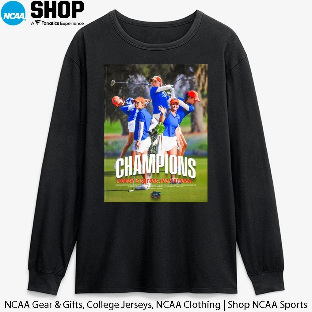 Florida Gators Golf Champions Women’s Gators Invitational 2026 T-Shirt