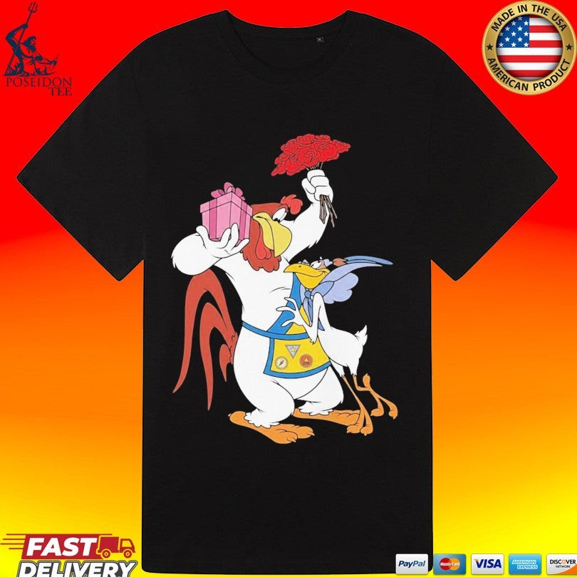 Foghorn Leghorn Miss Prissy Valentine Vintage Looney Tunes T-shirt