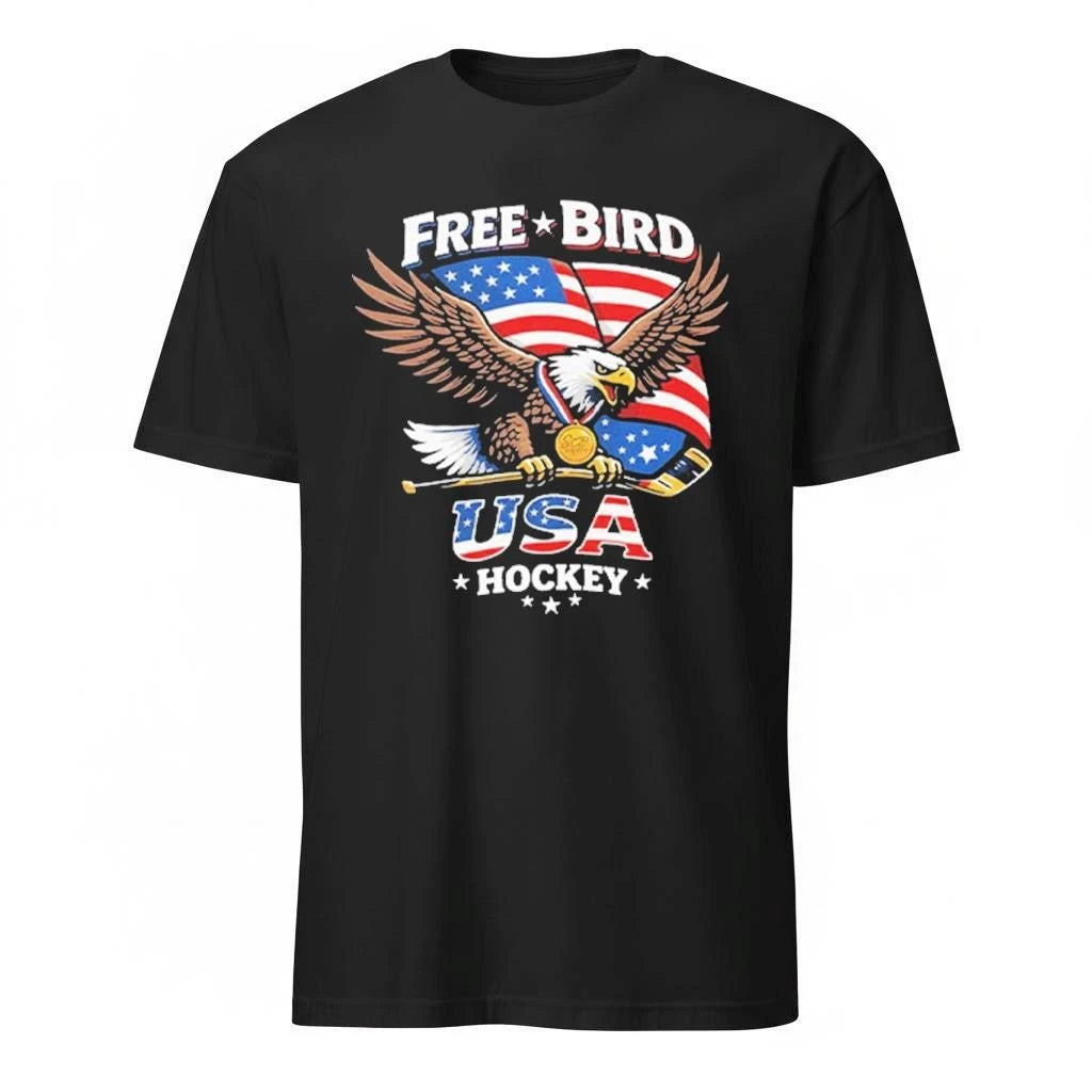 Free Bird USA Hockey Gold Medal Shirt