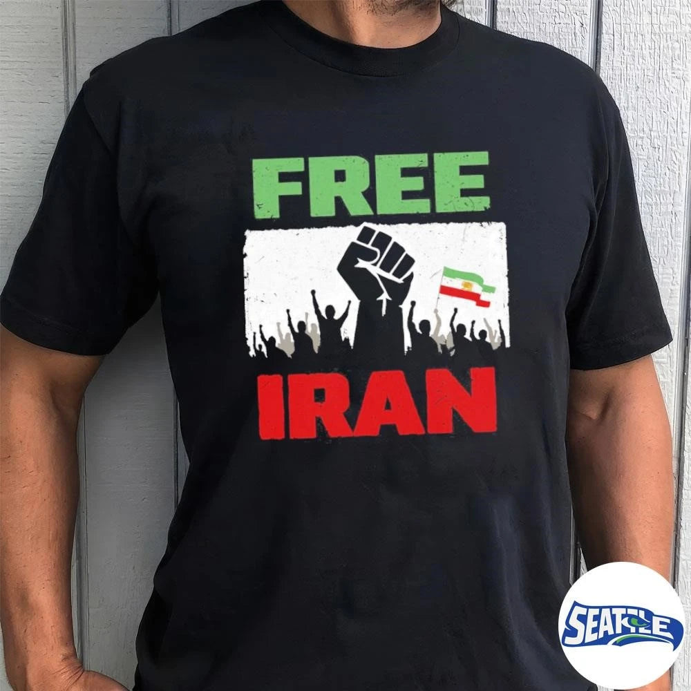 Free Iran Protest – Persian Flag Support No War Iran 2026 shirt