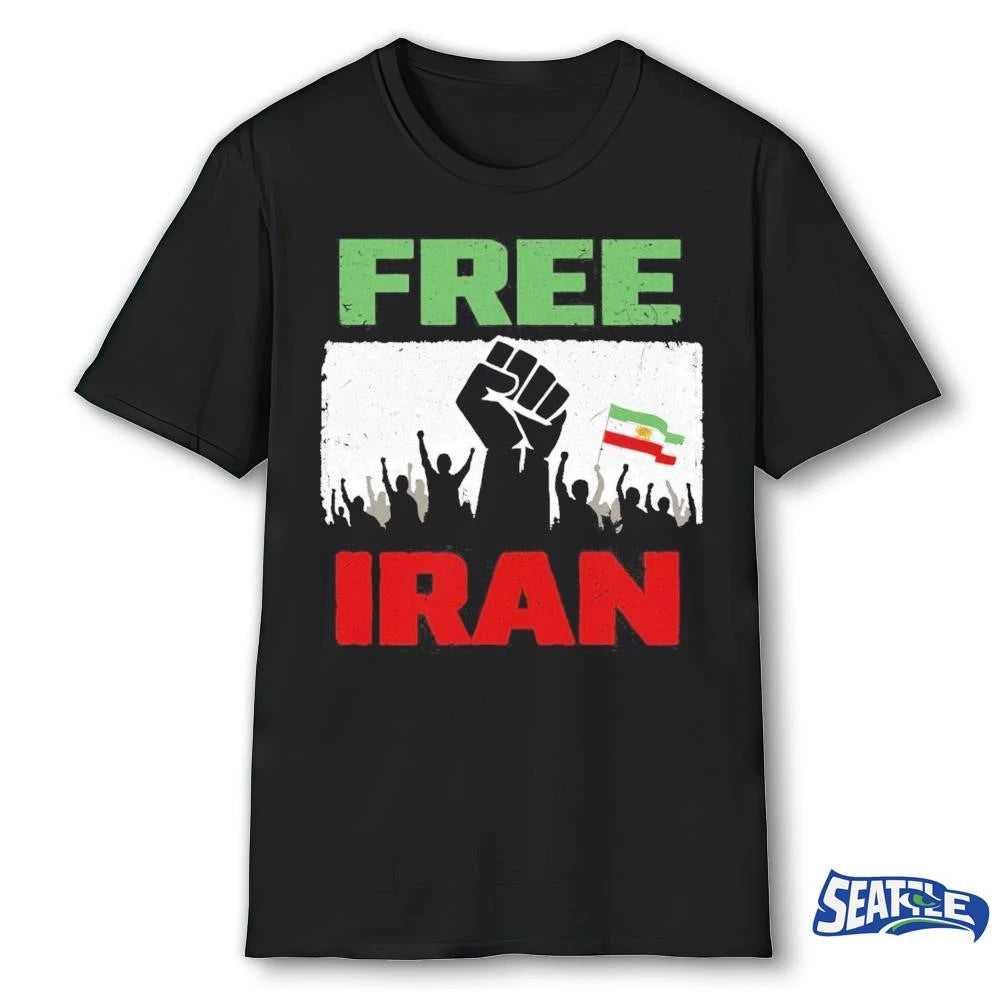 Free Iran Protest – Persian Flag Support No War Iran 2026 shirt