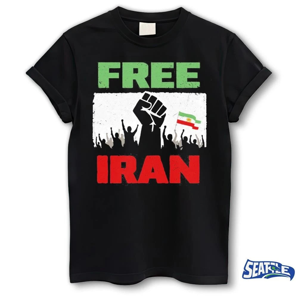 Free Iran Protest – Persian Flag Support No War Iran 2026 shirt