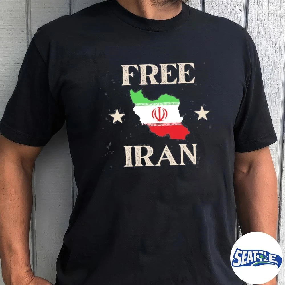 Free Iran Protest – Vintage Flag No War Iran 2026 shirt