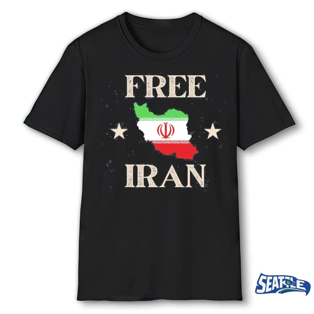 Free Iran Protest – Vintage Flag No War Iran 2026 shirt