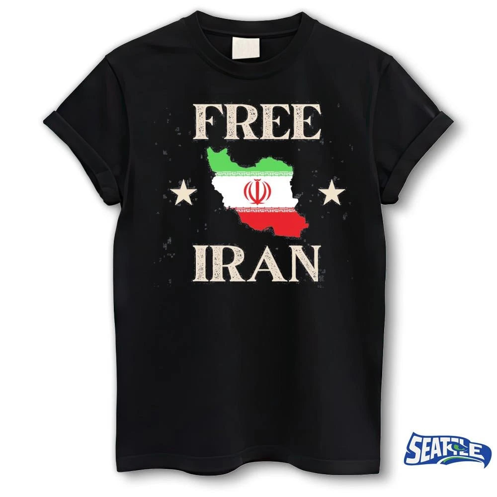 Free Iran Protest – Vintage Flag No War Iran 2026 shirt